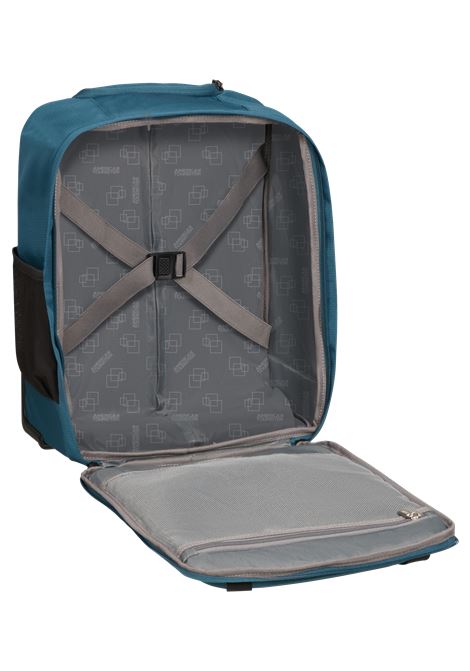 Take2cabin S/M Zaino con ruote AMERICAN TOURISTER | TAKE2CABINHARBOR BLUE